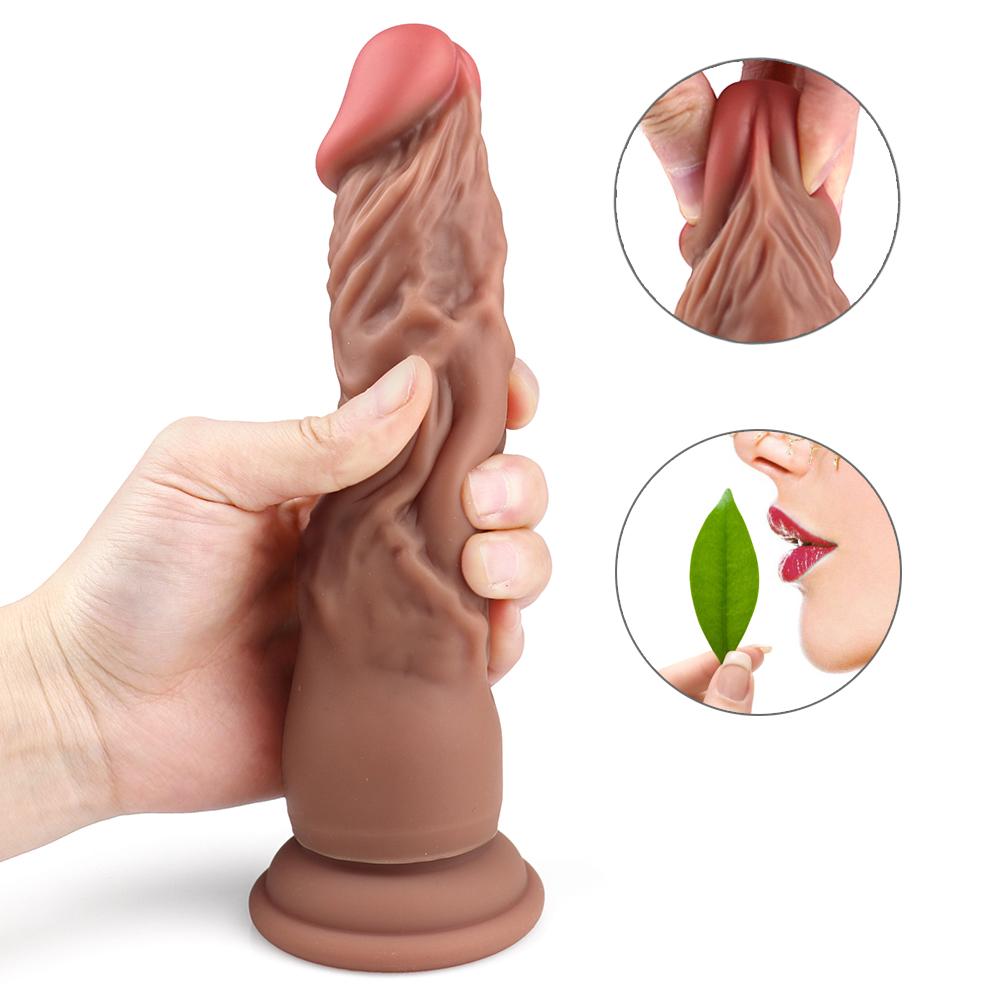 MoDi Skin Feeling Realistic Dildo for Women Soft Huge Penis Lesbain Anal Sex Toys for Adults 18+
