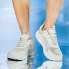 Herren Sportschuhe Atmungsaktive Freizeitschuhe Fliegendes Strickmuster Outdoor Übergröße Laufschuhe