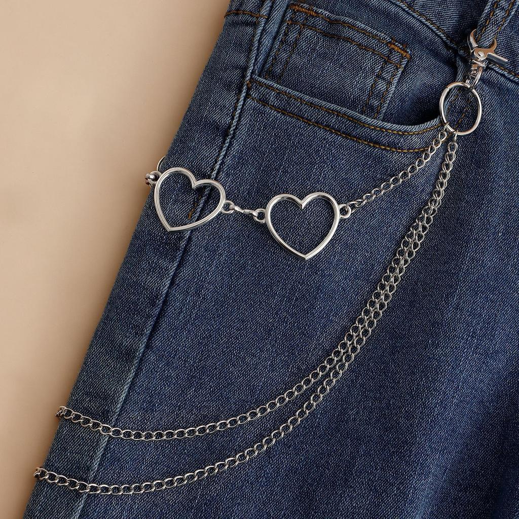 Europe, America, summer Spice Girls new trendy cool waist chain, hip hop street fashion trouser chain, personalized trouser chain for women