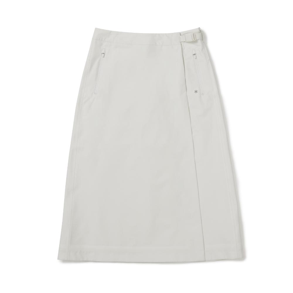 [Snowpeak] Dry Peak Lightweight 3L Women's Waterproof Wrap Skirt Ivory (S26ZWPSK07)