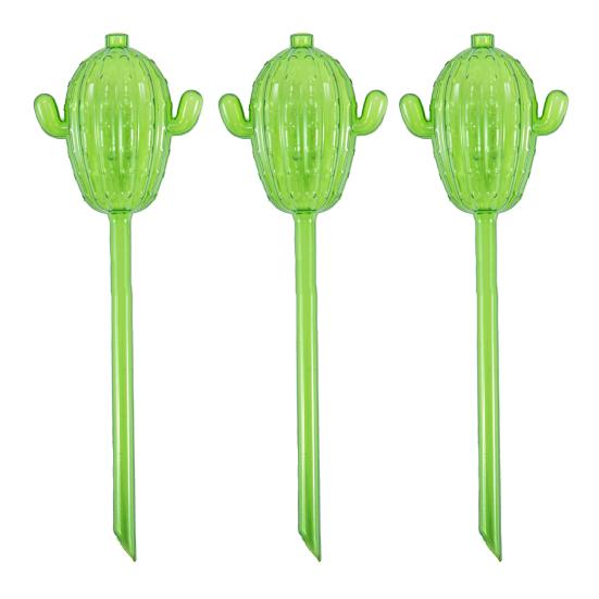 Cactus Watering Globes Plant Self Watering Bulbs Transparent Automatic Watering Globes for Indoor Outdoor Plants Home Gardening