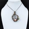 Tree Of Life Pink Opal Pendant Copper Wire Wrapped Pendant Gemstone Copper Jewelry Handmade Pendant Decent Pendant Wire Jewelry Gift For Mom