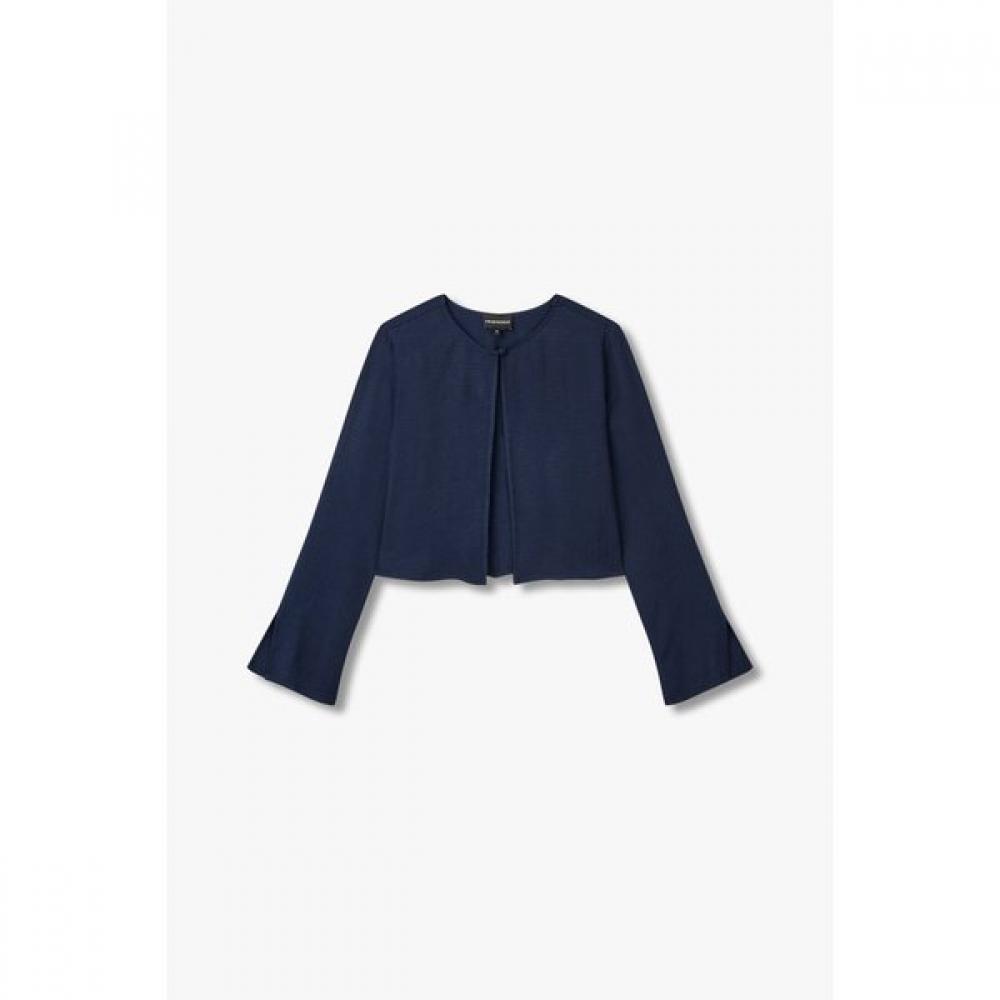 Emporio Armani Women One Button Slit Sleeve Blouse A525103521 38