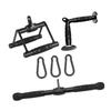 3 Pieces Pull Down Pulldown Attachment Handle with Rotating Axis for Grip Support Steel Build
