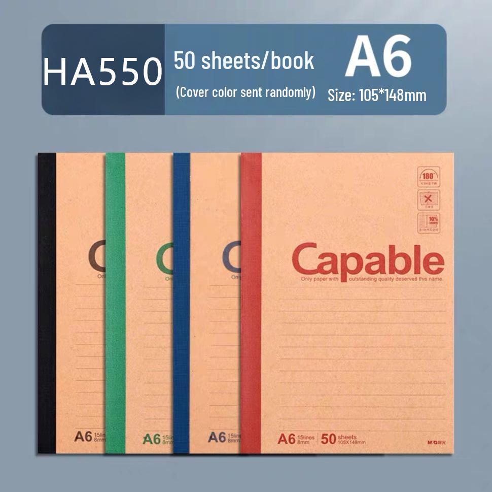 MG Morning & Light Wireless Binding Notebook - B5/A5/A6/A4 Thickened Memo & Practice Book A5