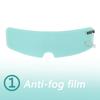 Universal Helmet Clear Rainproof Film Anti-Fog Film Helmet Lens Nano Coating Sticker Motorcycle Rainy Safety Driving Accessories