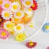 50/100pcs Artificial Flowers Sunflower Silk Daisy Head Festival Home Yard Wedding Decor DIY Scrapbook Fake Plant Festival Wreath