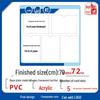 Wall-Mounted A4 Magnetic Display Board for Notices and Signs