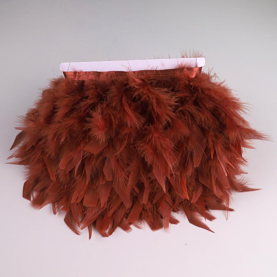 10 Meters Turkey Feathers for Clothes DIY Marabou Feather Fringe for Needlework Party Plume Handmade Mirror Home Decor Wholesale