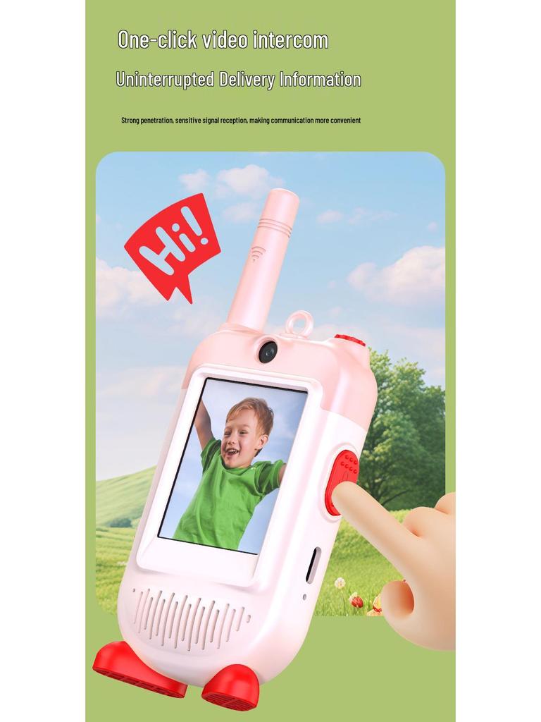 Children's Educational Video Intercom Walkie-Talkie - Ideal Christmas Gift for 6-Year-Olds