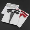 3D kovové logo Samolepka na blatník, zadní část, kufr Dekorace pro Tesla Model 3 Model S Model X Model Y Cybertruck Roadster