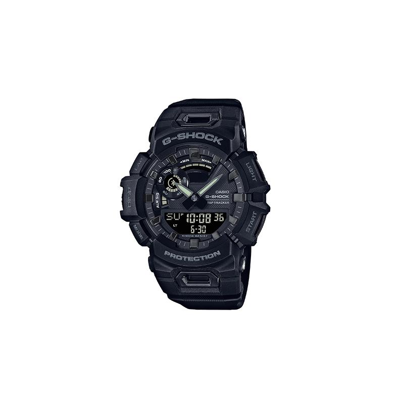 

Casio G-SHOCK G-SQUAD series shockproof, antimagnetic, multifunctional running sport, quartz movement, resin strap, Japanese and Korean GBA-900-1APR чёрный