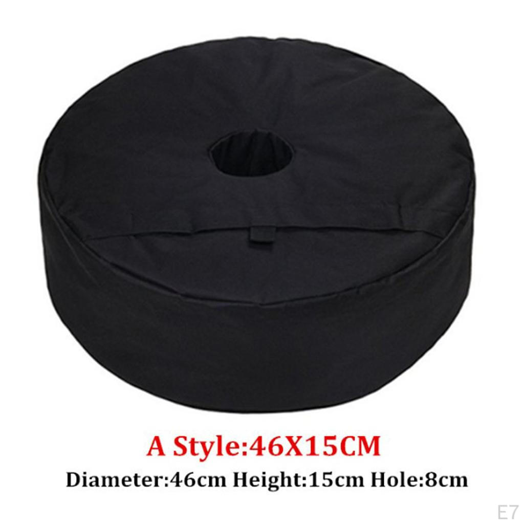 15 Inch /18 Round Umbrella Base Weight Sand Bag For Outdoor Patio Beach Up To 50 Lbs