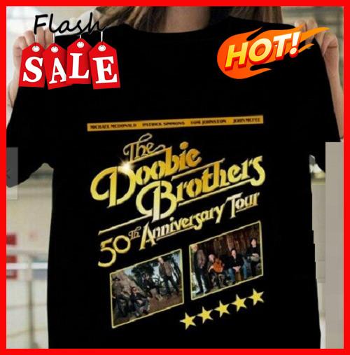 

The Doobie Brothers 50th Anniversary TShirt Cotton Unisex S5XL Unisex T-Shirt S