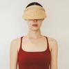 Raffia Natural Sun Visor
