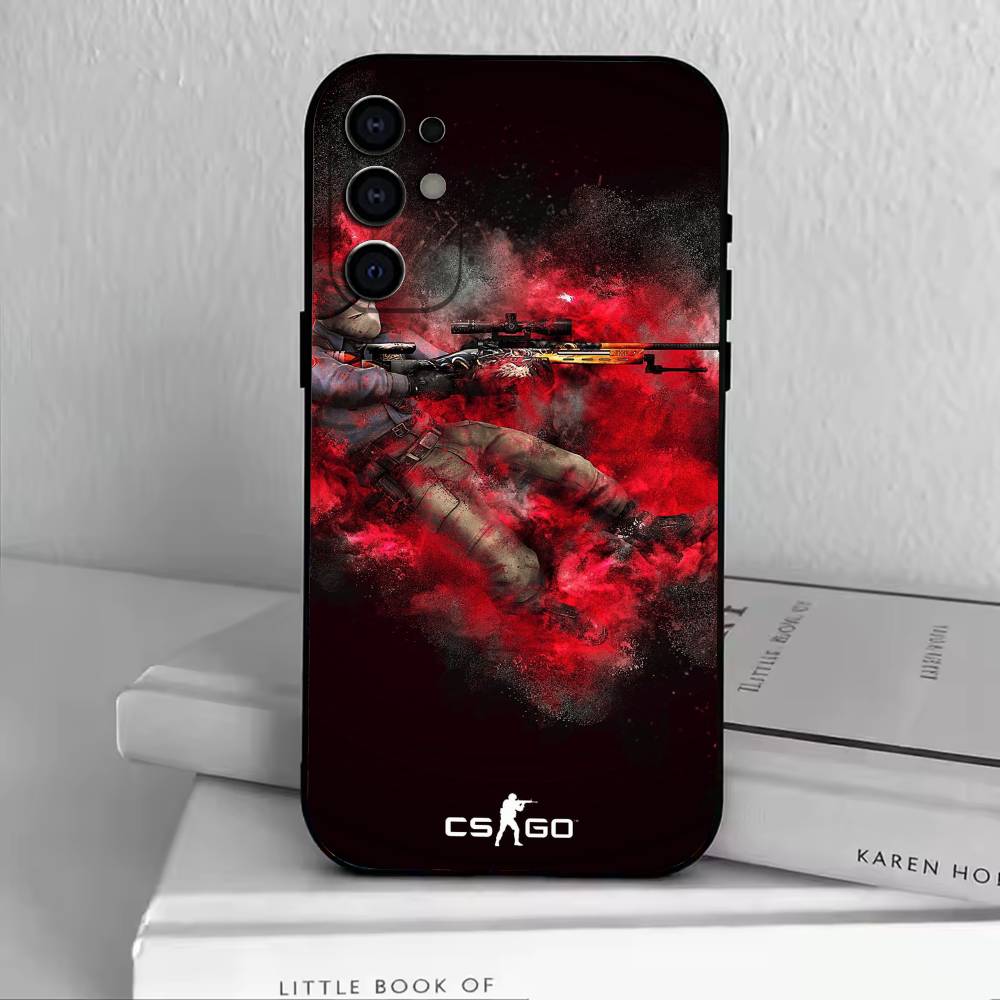 Game Counter Strike CS GO GO  Phone Case For Samsung S25,S24,S21,S22,S23,S30,Ultra,S20,Plus,Fe,Soft Silicone Black Cover