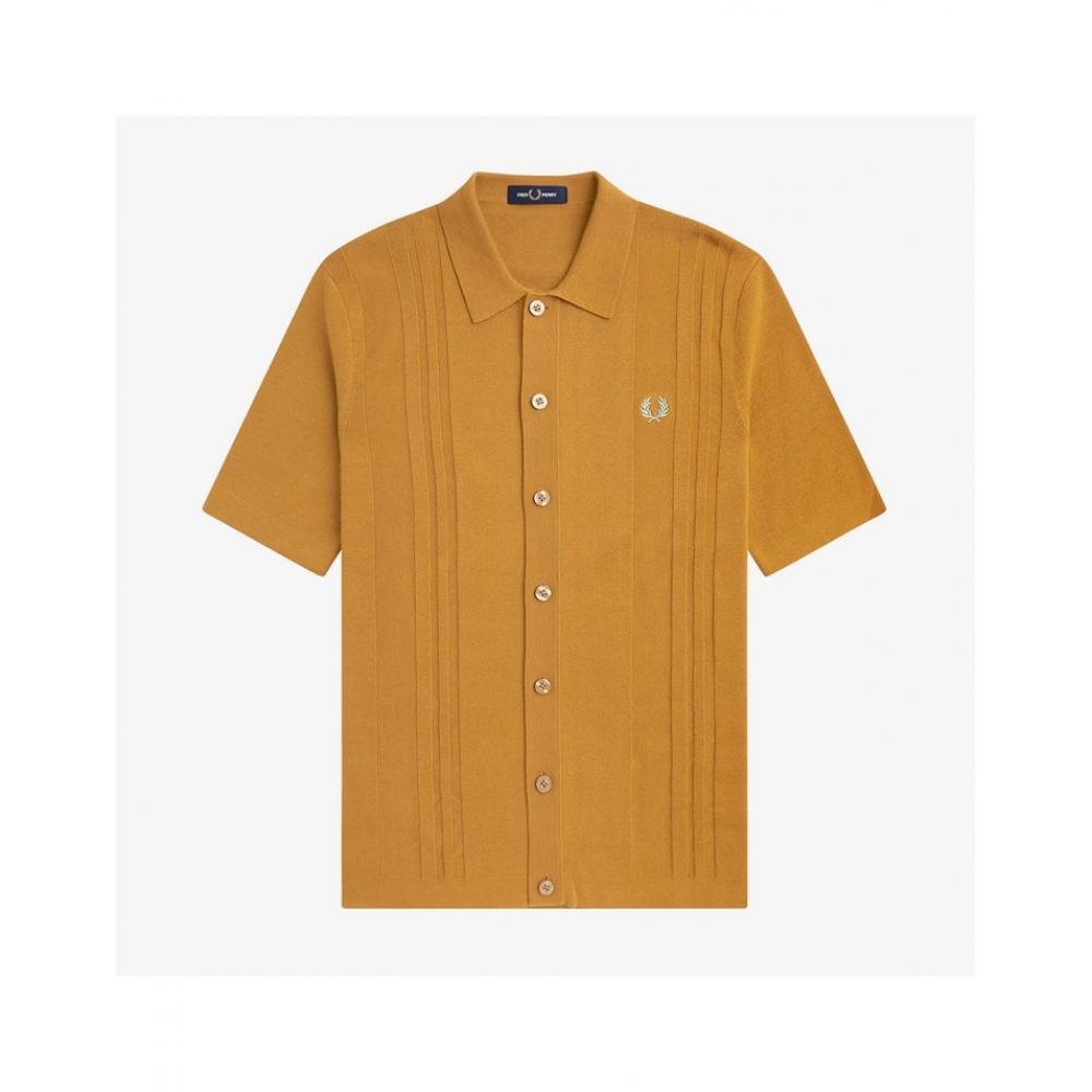 

Fred Perry Button Through Knit Shirt Afpm2415524 644 M