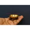 Decorative Pure Brass Katori for Pooja, Festivals, Prasad & Desert | Small Multipurpose Prasadam Bowls for Pooja