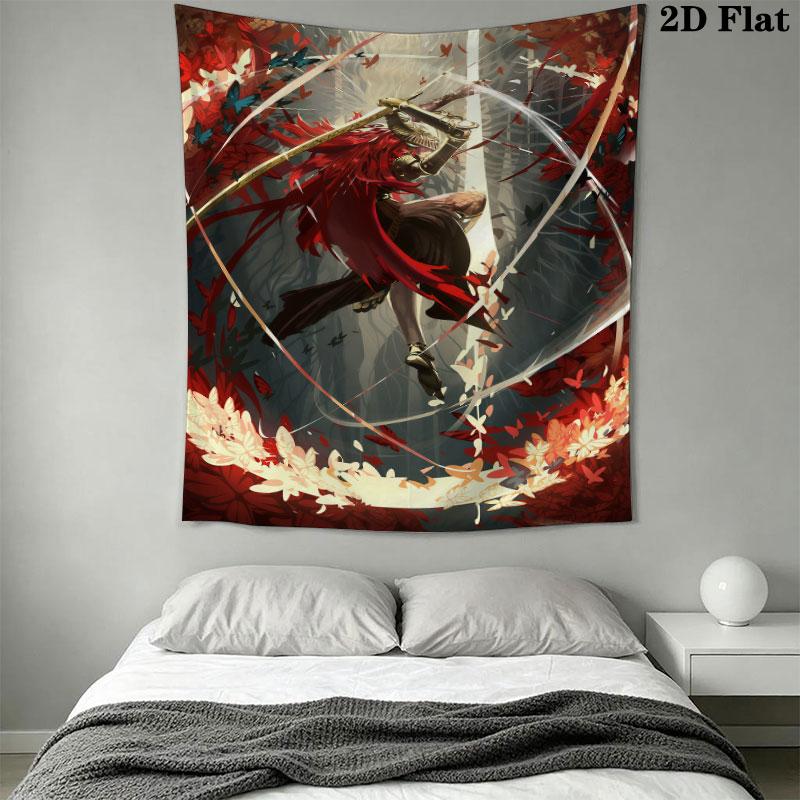 Malenia Blade Wall Hanging Printed Fabric Blanket Decorative Tapestries for Bedroom Living Room Home Decor