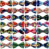 50/100pcs Tie-Dye Dog Bow Ties Slidable Pet Cat Bowties Collar Accessories Spring Bows For Dogs Grooming Pet Supplies For Dogs