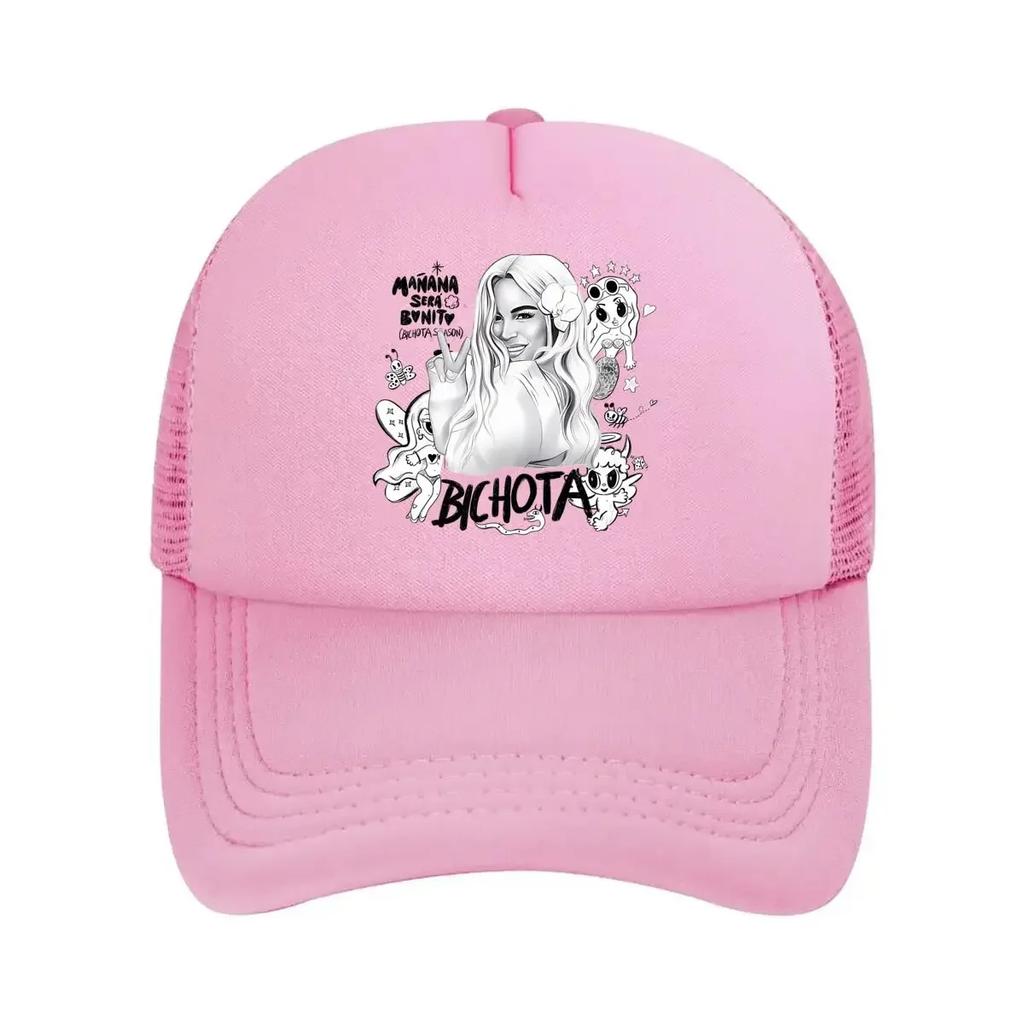 Bichota Mermaid Playful Inspired Pop Culture Design Mesh Baseball Cap