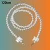 Korean Pearl Chain Beaded Phone Lanyard Crossbody Elegant Bag Chain Lightweight for Shopping and Work Use