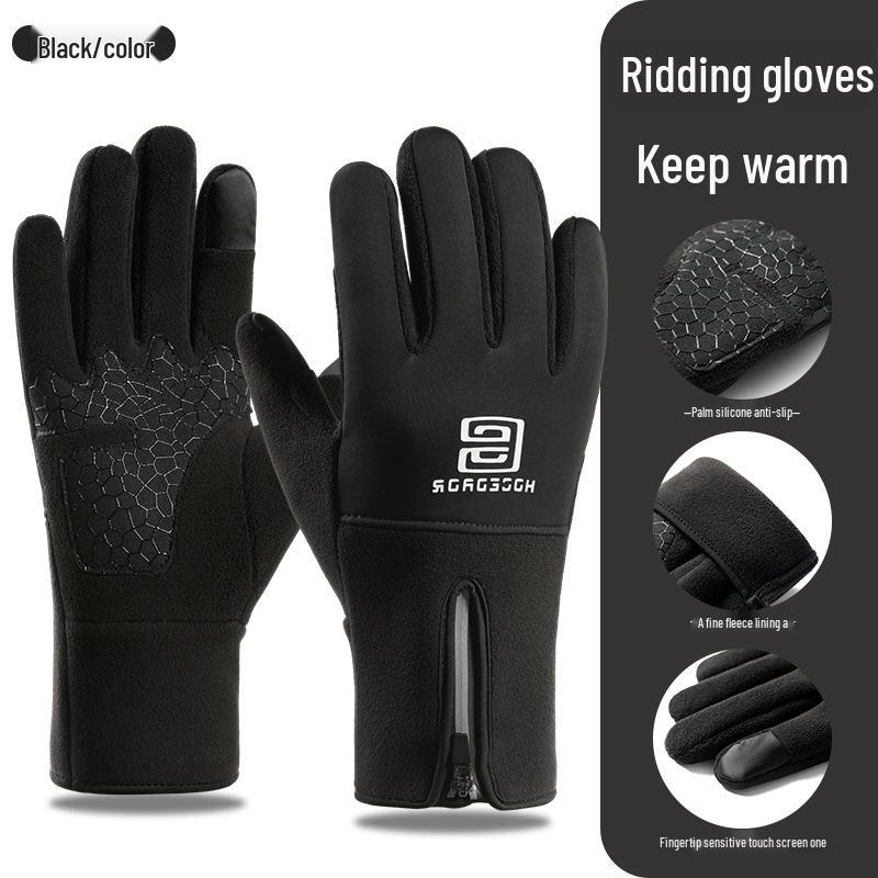Unisex Winter Skihandschuhe: Samtgefüttert, Touchscreen-kompatibel, Winddicht und Kälteschutz für Outdoor-Sportarten