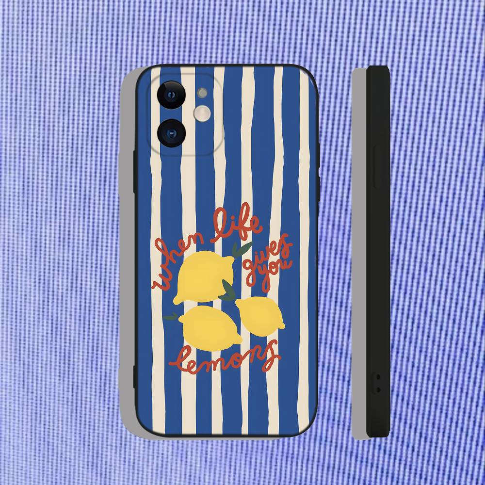 

Mediterranean Lemon Fresh Friut For iPhone 17,16,15,14,13,12,11,X,XR,Air,Pro,Max,Plus Dustproof Soft Case iPhone13PROMAX