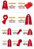 Luxury Red Wool Cashmere Scarf with Custom Embroidery for Corporate Events
