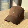 High Quality Hard Top Letter Embroidered Baseball Hat Women's Spring and Autumn Simple Peaked Cap Wide Brim Showing Face Small Sunscreen Hat Men