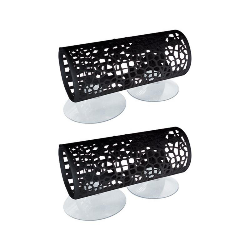 2Pcs Fishtanks Tunnel Hideouts Decoration Safe Plastic Suction Cup Shelter Cave For Fish Shrimp Habitats Accessories