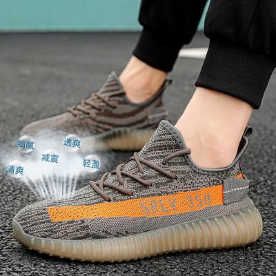 Herren Strick Laufschuhe Atmungsaktiv Leicht Nicht-rutschend Sneaker Bequem Freizeit Sportschuhe