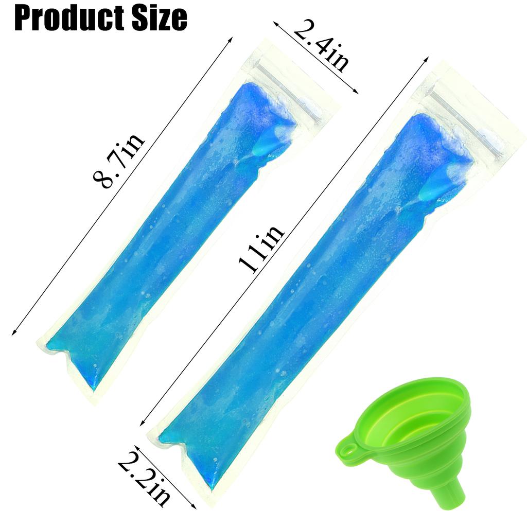 Buy 180Pcs Popsicle Pouches Ziplock Bags Homemade Snack Freezer Tube