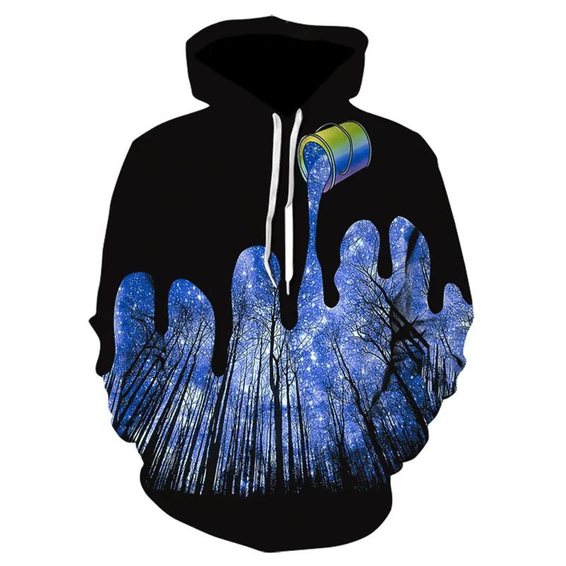 

Newest Rainbow Graffiti 3D Printed Man Women Fashion Y2K Hoodie Oversized Streetwear Pullovers Hooded Sweatshirts Kids Clothing