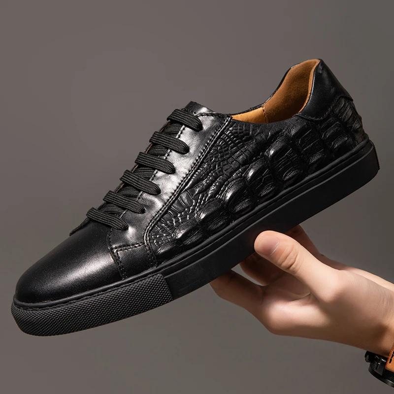 

Newly Men s Summer Shoes Genuine Leather Soft Man Casual Slip-on Cutout Shoes Cowhide Fashion Sneakers 2025 New 36
