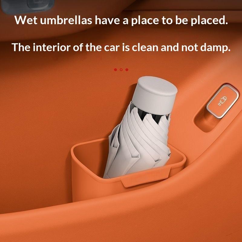 Silikon Auto Türbecherhalter Aufbewahrungsbox Mülleimer Wasserdicht Universal Auto Tür Aufbewahrungsbehälter Regenschirm Organizer Tasche