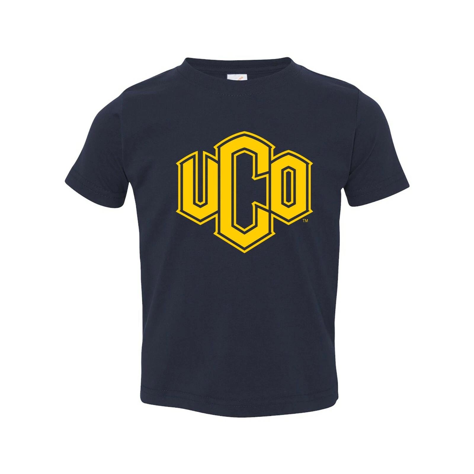 Central Oklahoma Bronchos Primary Logo University Sports Toddler T Shirt - Navy S
