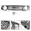 Honeycomb Front Bumper Grill Grille Compatible for Suzuki Jimny JB74 2019-2023 Grey