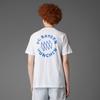 Adidas FC Bayern UBP Logo Buchstaben Fußball Rundhals Raglan Kurzarm T-Shirt Herren T-Shirts Weiß JF0587