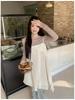 Women's Niche Lace Camisole Dress, Spring 2026 - New Slimming A-line Mini Skirt with Drawstring for Layering and Style.
