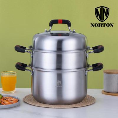 NORTON Cuiseur Vapeur Polyvalent en Acier Inoxydable