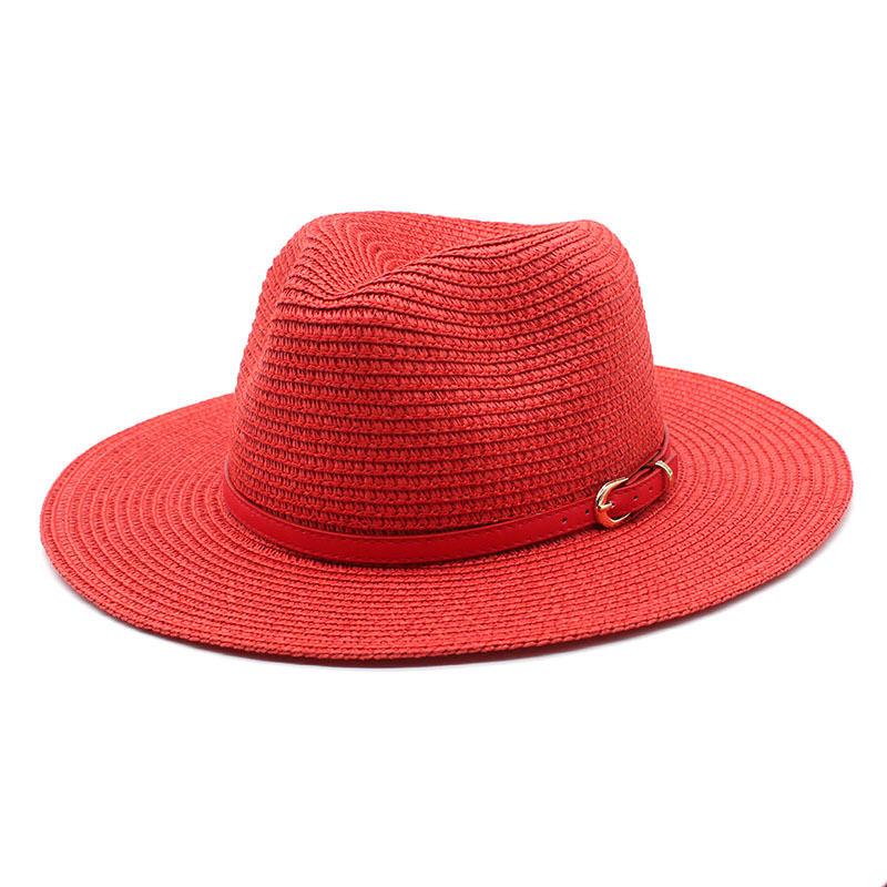 New Grass Green Fashionable Casual Versatile Top Hat for Beach Travel Sun Protection Sun Hat