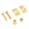 10Sets With Mounting Screws String Retainer Guide Gold Color String Retainer Set  For Guitar