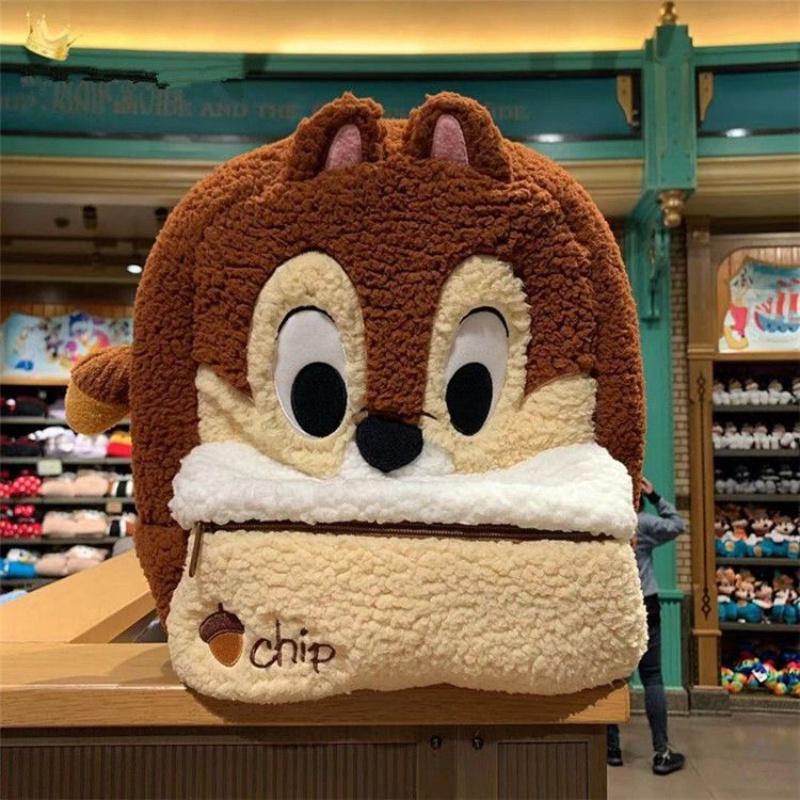 Cute Cartoon Plush Backpack With Large Capacity For Students And Daily Use