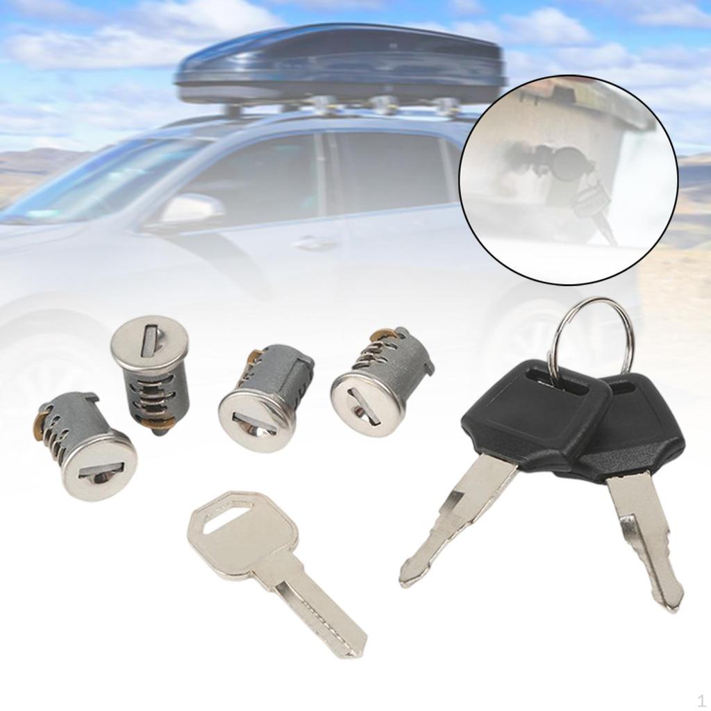 Car Roof Core Modified with Key Multipurpose Zinc Alloy Fixed Lock Cylinders for Ski Racks Kayak