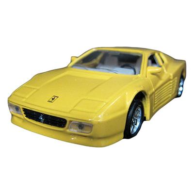 [MAISTO] MAISTO FERRARI 512TR 1/36 Scale Die-Cast Metal Body Model for Kids, Yellow (8)