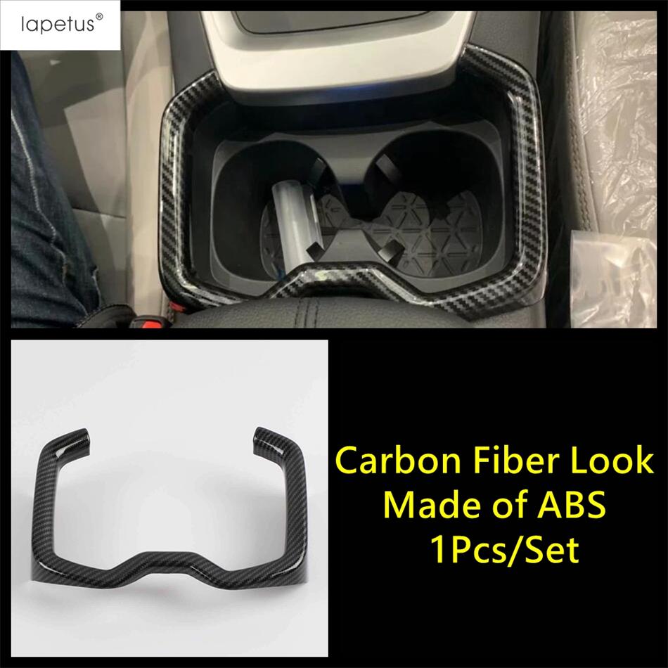 Central Console Front Water Cup Holder Panel Cover Trim For TOYOTA RAV4 RAV 4 XA50  - 2025 ABS Matte Interior Accessories