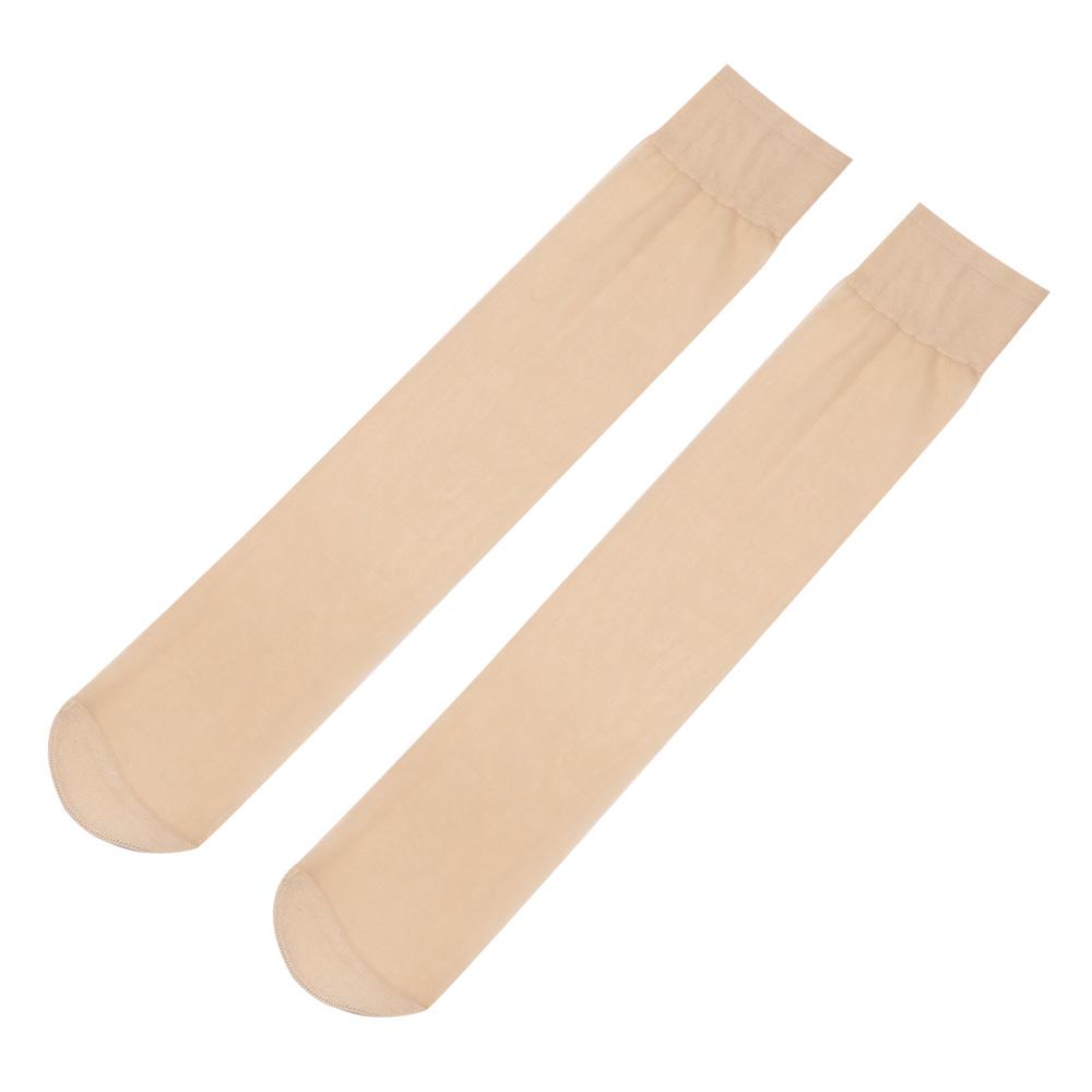 Girls Elastic Transparent Women's Socks Over Calf High Long Socks Stockings