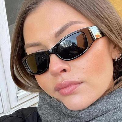 Y2K Cesur Kız Punk Güneş Gözlüğü: Avrupa ve Amerika Influencer Tarzı 2024