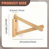 Shelf Brackets Angle Decor for Living Room Support Corner